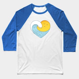 Surf Love Baseball T-Shirt